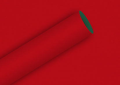 Braun + Company Geschenkpapier Rolle – Kraftpapier, Dunkelrot/Dunkelgrün – 700 × 2000 mm – 70 g/m2