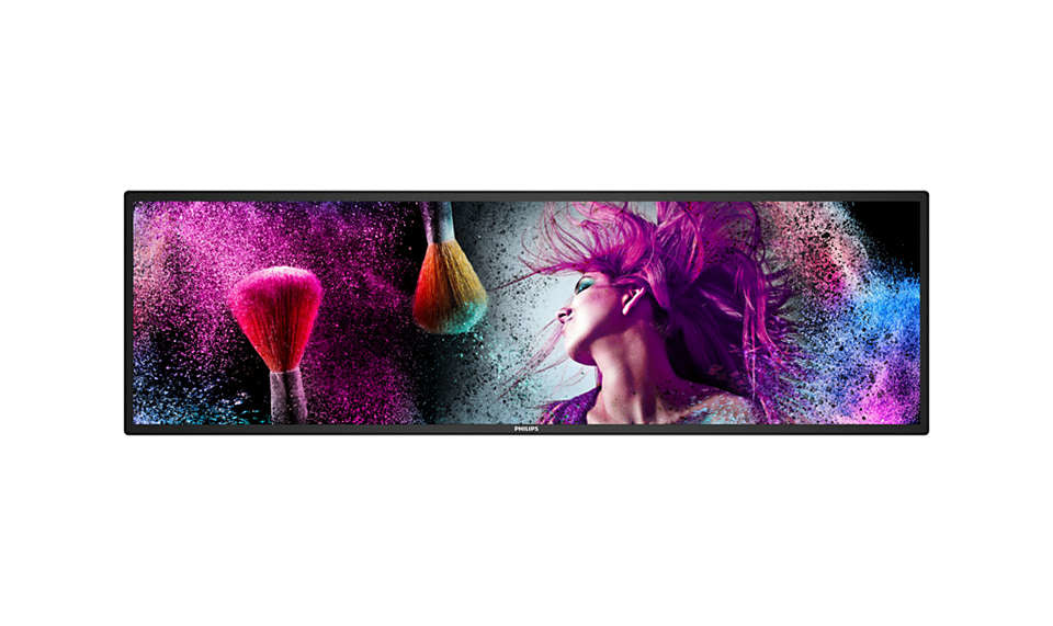 Philips S-Line 37BDL3050S/00 – Stretch-Display, 37", 1920 × 540, 700 cd/m², 24/7, Android