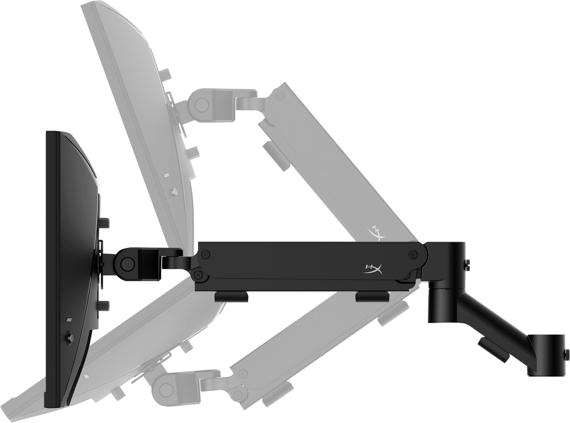 HyperX Armada Addon – Wandhalterung, bis 32", VESA 100 × 100 mm, 9,1 kg, drehbar, schwarz
