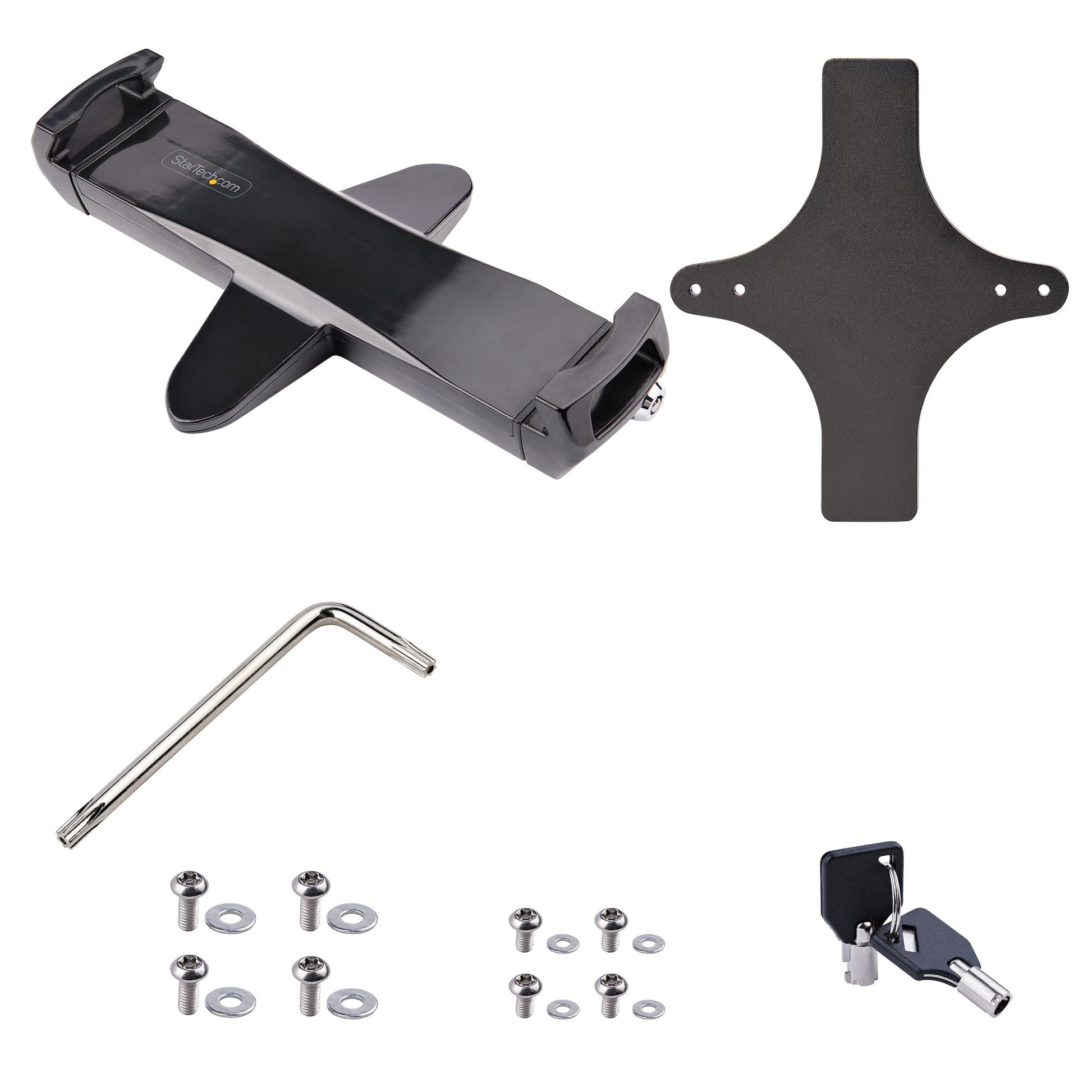 StarTech.com VESA-Adapterplatte – Klemme/Durchführung – 7,9–12,5" – VESA 100×100 mm – bis 2 kg/Monitor