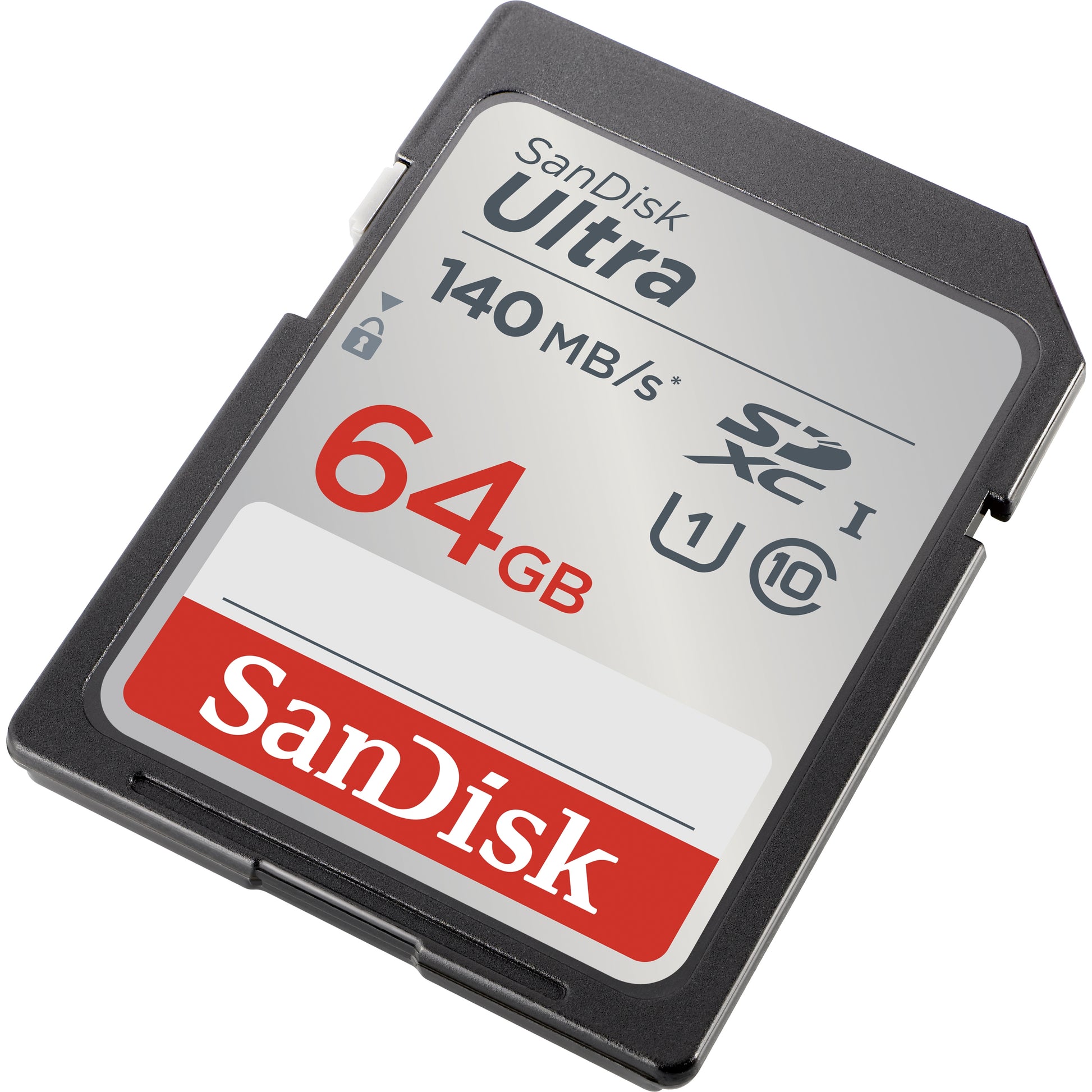 SanDisk Ultra Speichergerät – 64 GB, SDXC, 140 MB/s