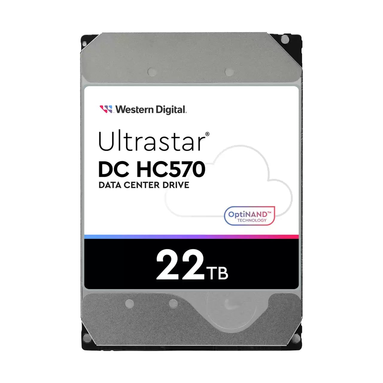 Western Digital Ultrastar DC HC570 – 22 TB 3,5" SAS HDD – 7200 U/min, 512 MB Cache