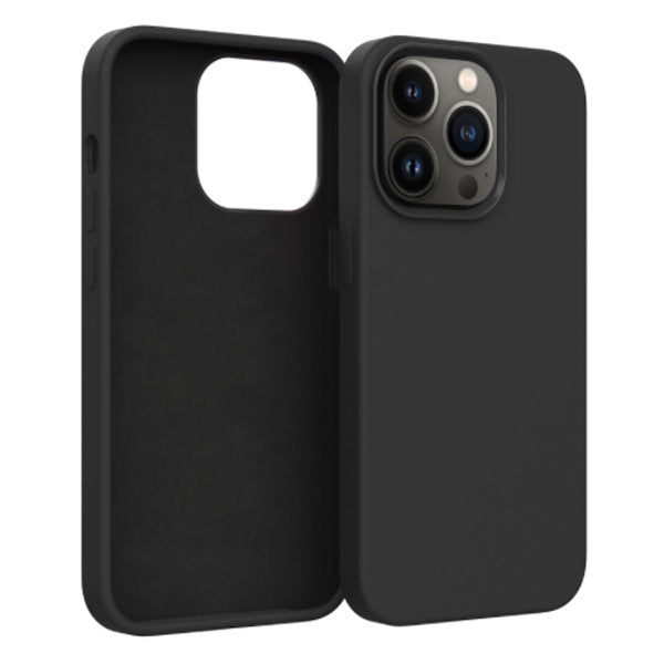 4smarts Backcover Cupertino Ultimag – für Apple iPhone 14 Pro Max – schwarz – Silikon