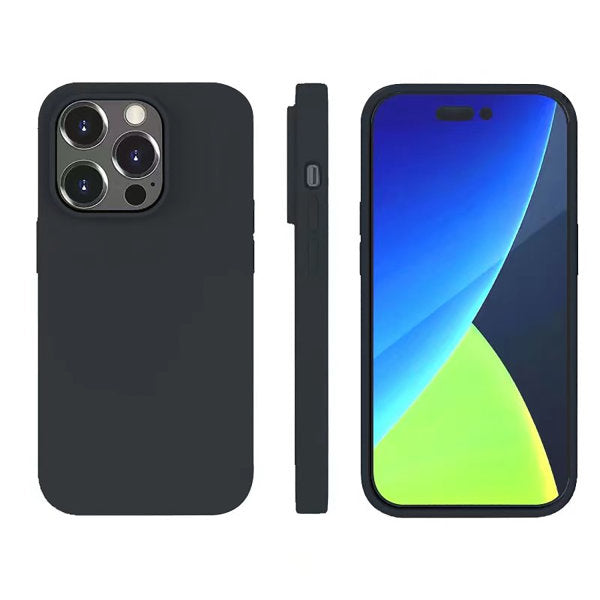 4smarts Backcover Cupertino Ultimag – für Apple iPhone 14 Pro Max – schwarz – Silikon