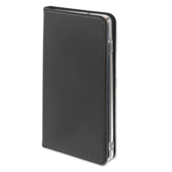 4smarts Urban Lite – Wallethülle – für Apple iPhone 14 Pro Max, mit Ständer, 1 Kartenfach, PU+TPU, schwarz