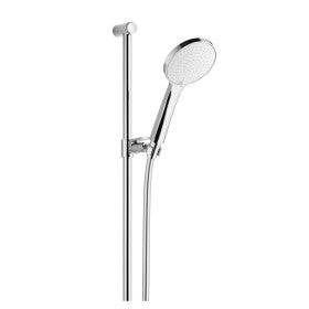 KWC Duschsäule Fit – 110 cm, Metall, Wandmontiert (verschraubt), Chrom