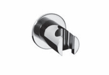 KWC Duschhalter – Metall, verschraubt, Ø2,7×7,5 cm, Chrom