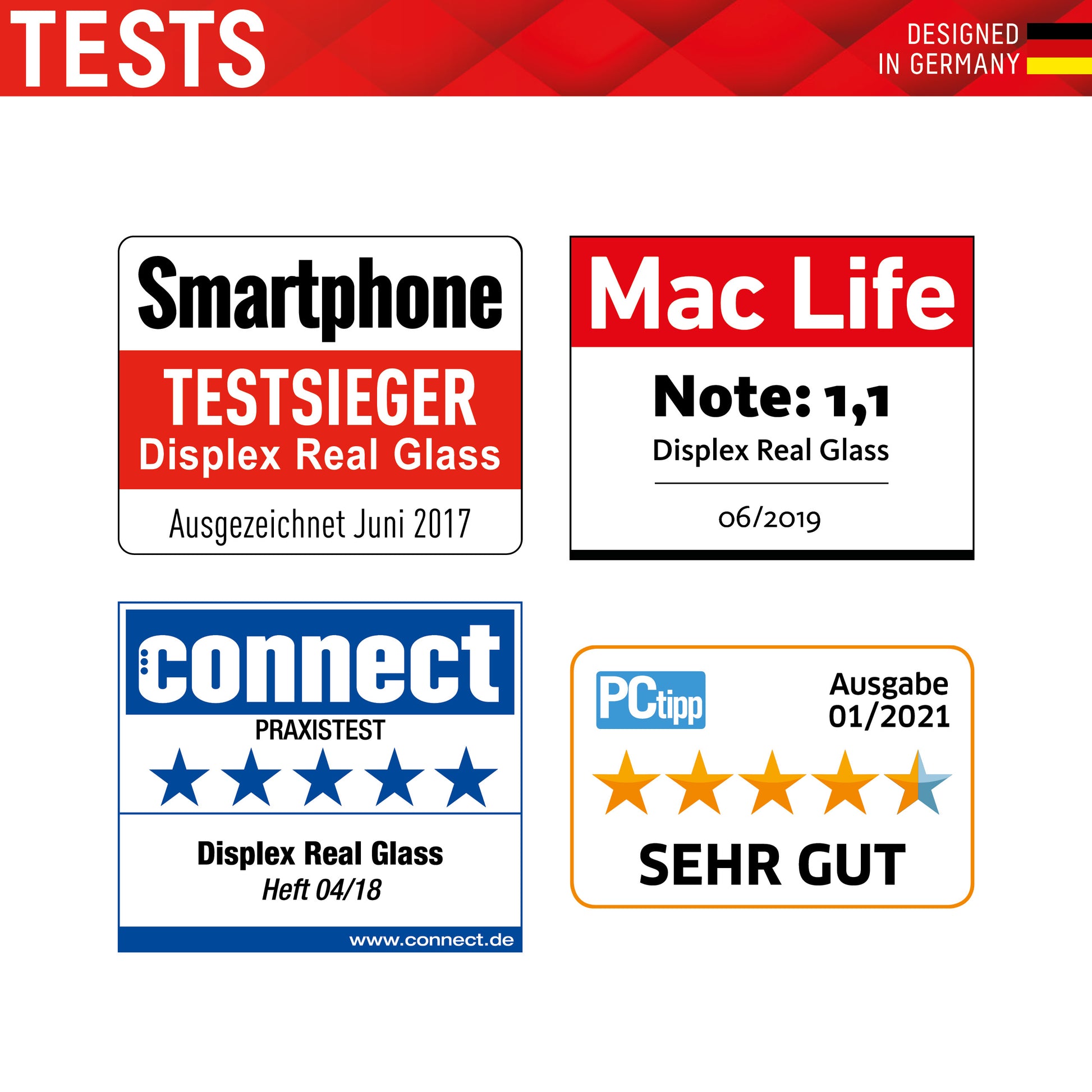 Displex Displayschutz (Panzerglas), 10H – für Galaxy A53 5G – mit Applikator