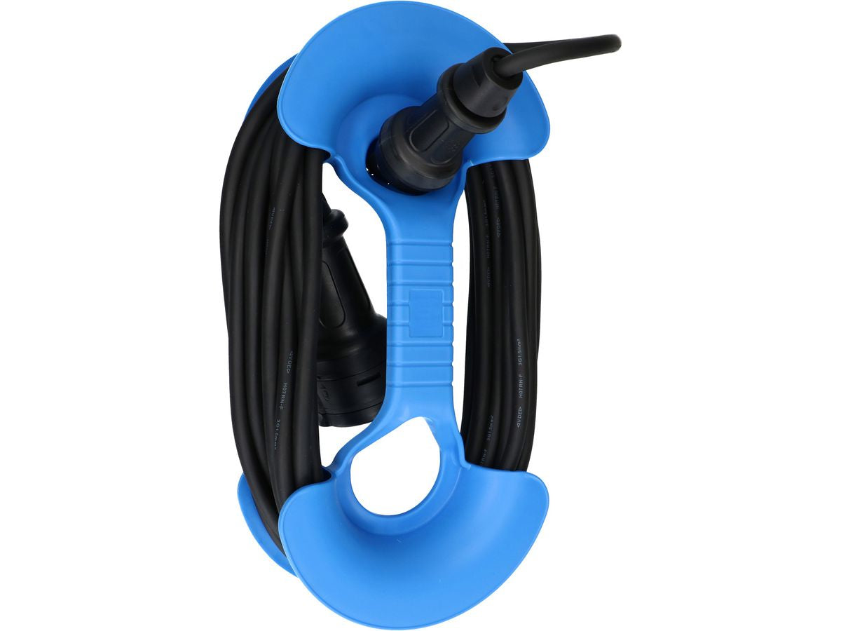 MaxTex Kabelhalter, Universal, Polypropylen (PP), 365×165×80 mm – Blau