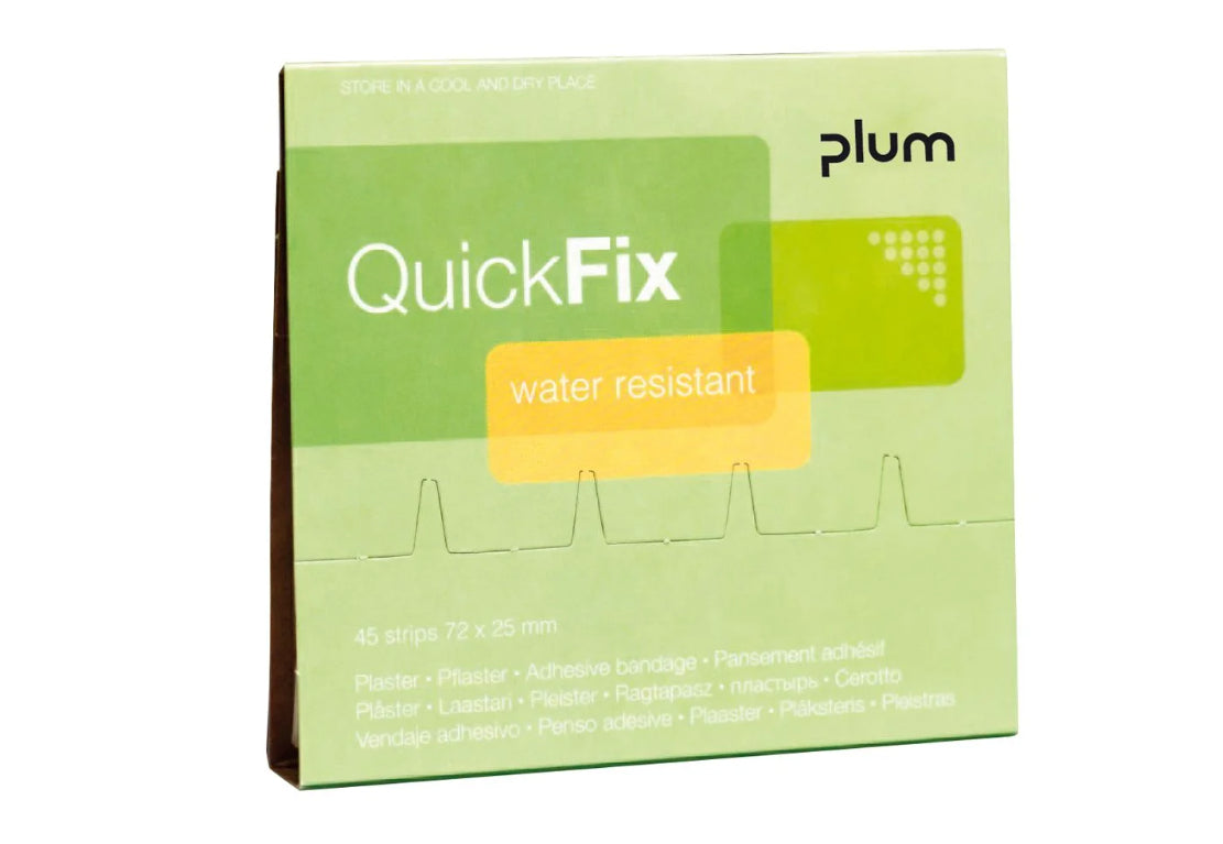 Plum QuickFix Wasserfestes Pflaster Nachfüllpack – 45 Stück, 75 × 25 mm