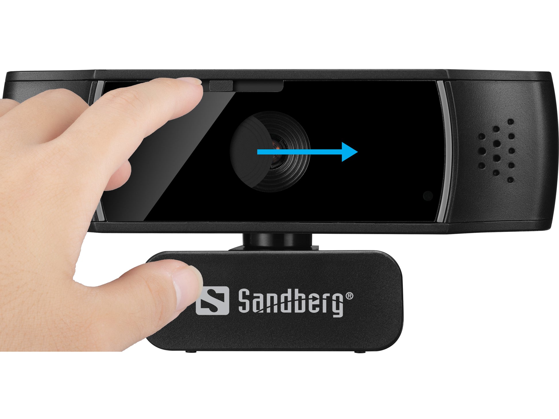 Sandberg Webcam – USB, Autofokus, Stereo-Mikrofon