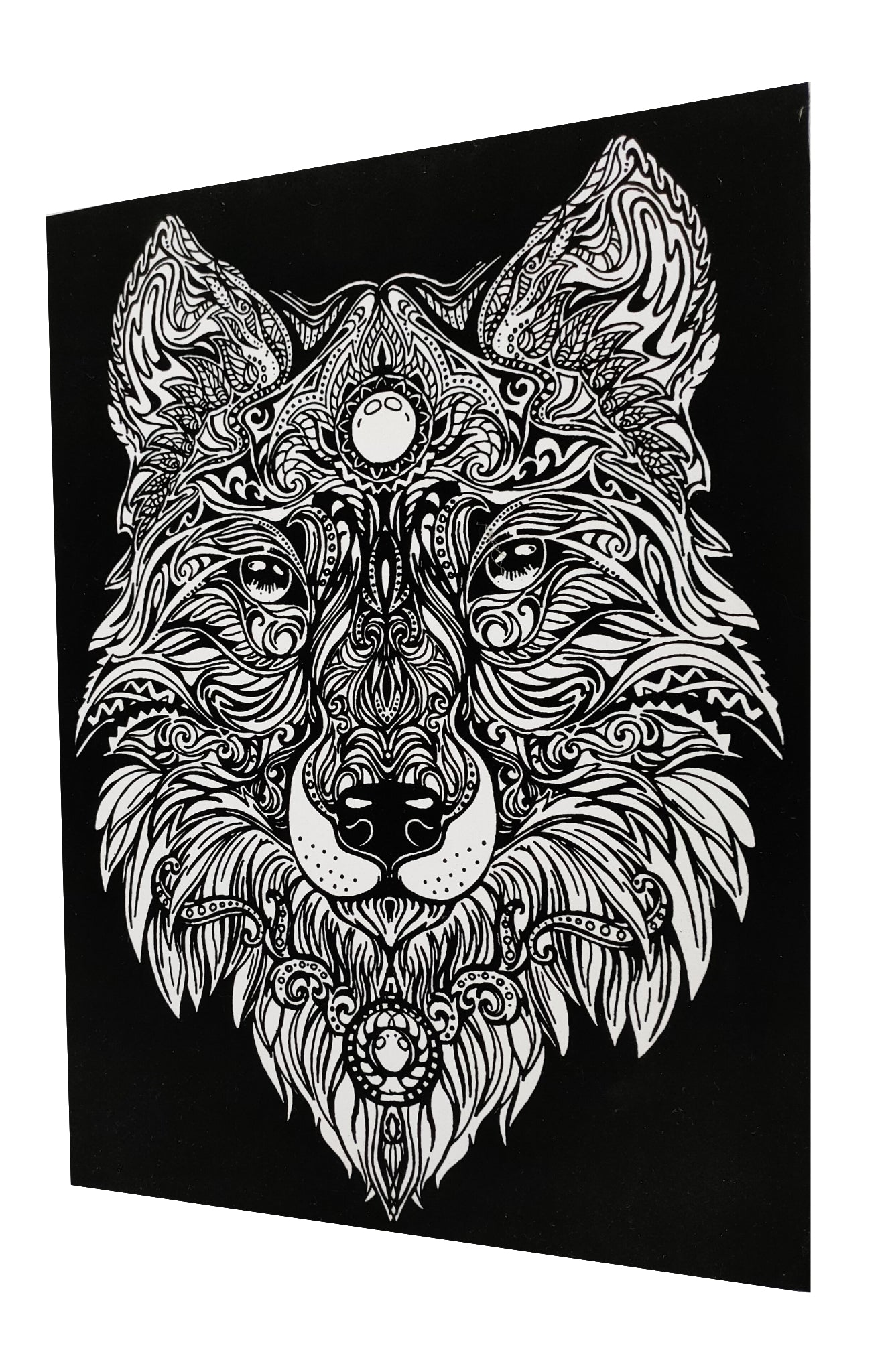 Tataruga Malkarton, Karton, 21 × 29,7 cm, schwarz