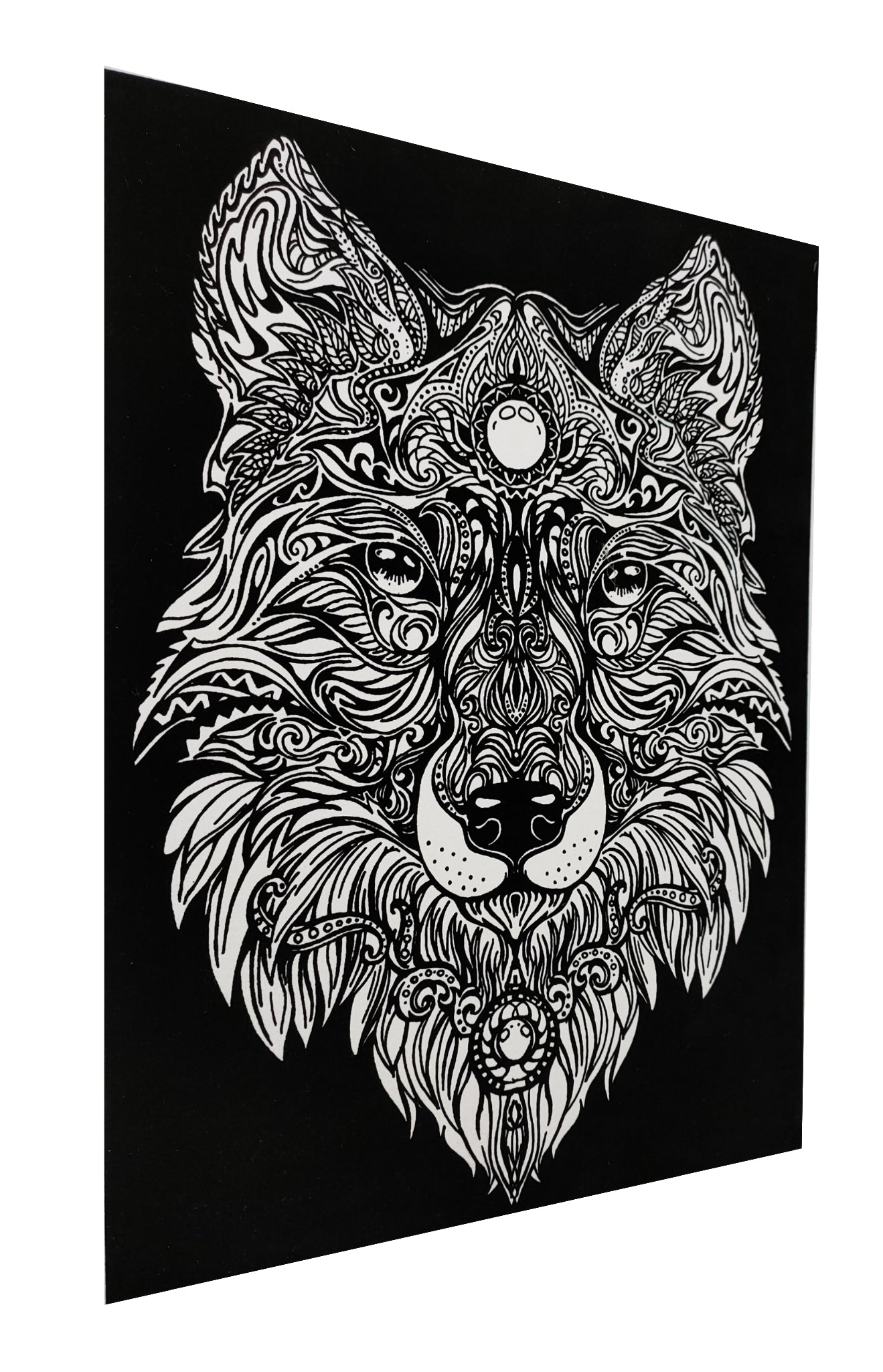 Tataruga Malkarton, Karton, 21 × 29,7 cm, schwarz