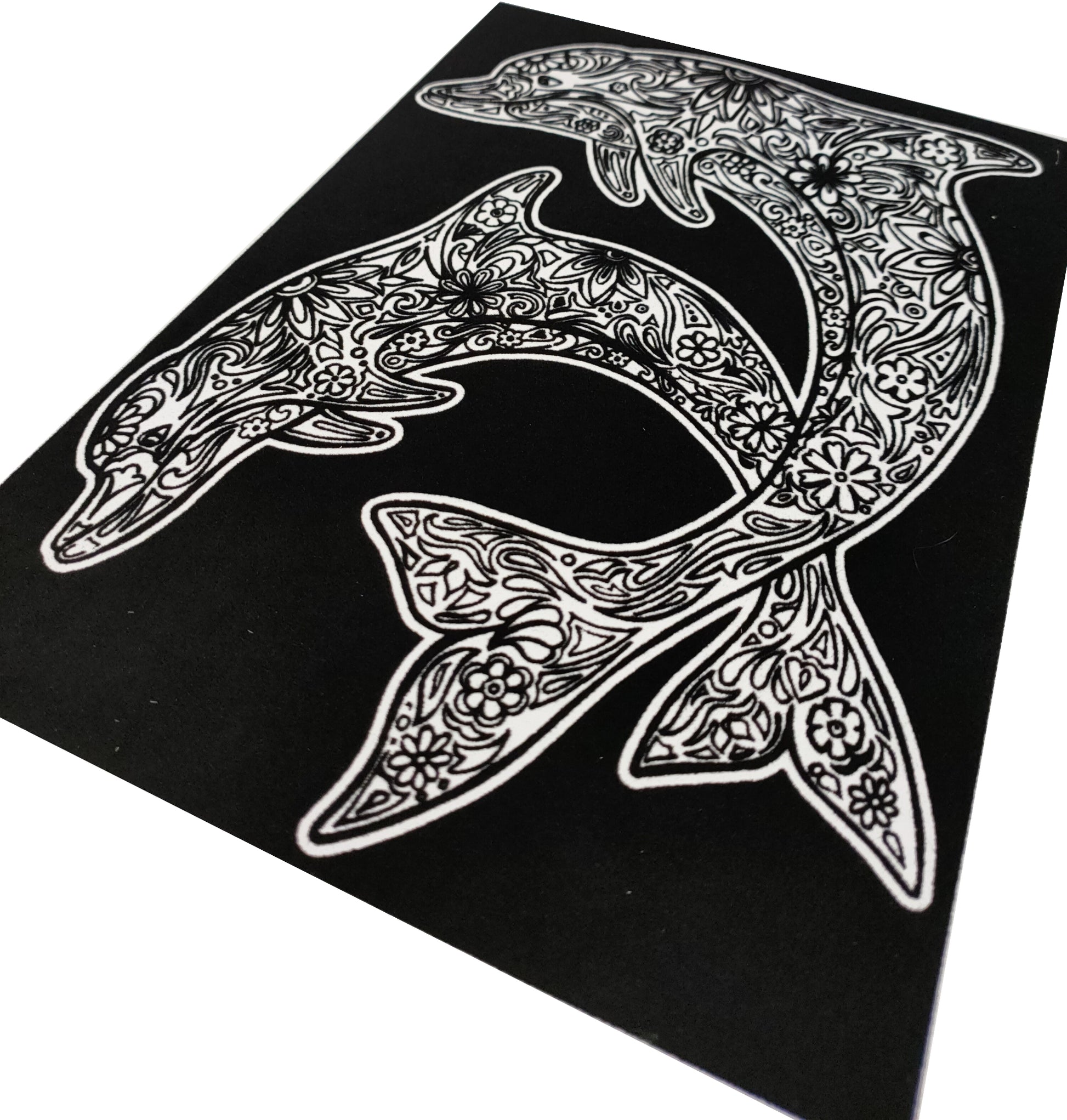 Tataruga Samtbild, Karton, 21 × 29,7 cm, Schwarz
