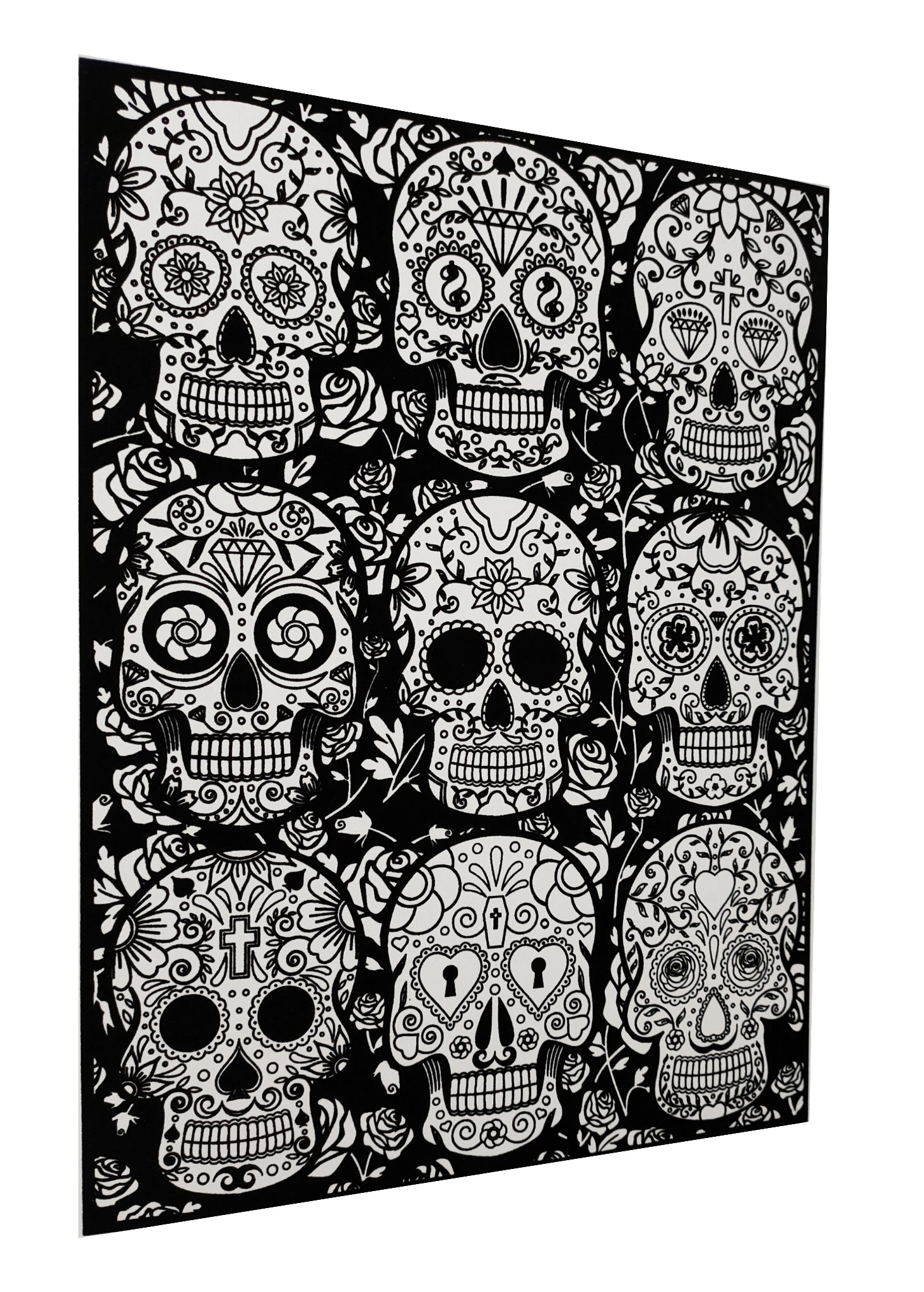 Tataruga Malkarton, Karton, 21 × 29,7 cm, schwarz