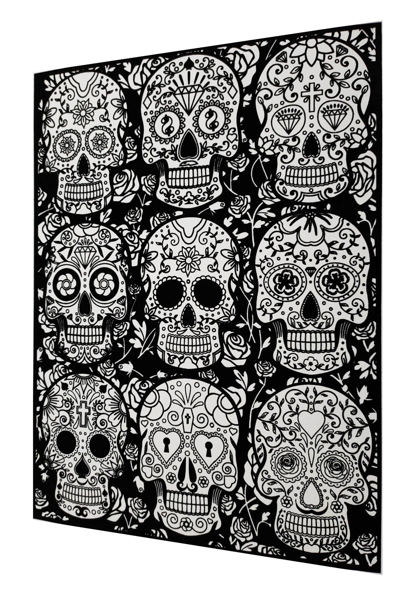 Tataruga Malkarton, Karton, 21 × 29,7 cm, schwarz