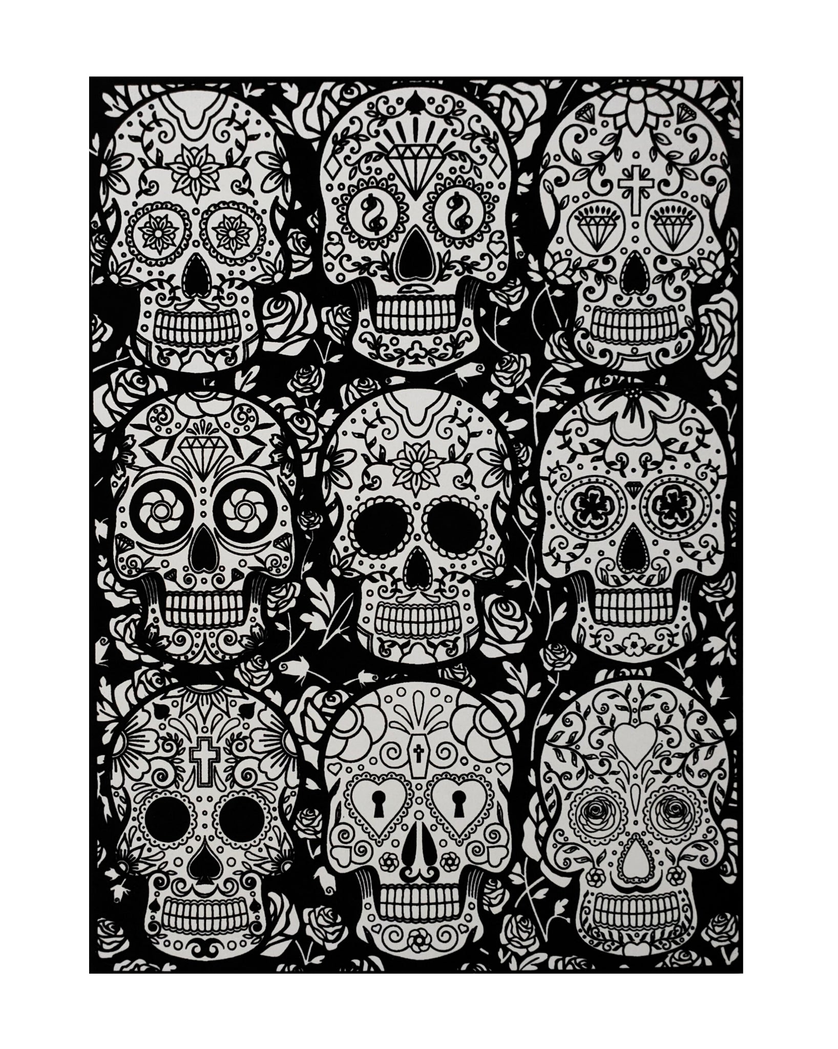 Tataruga Malkarton, Karton, 21 × 29,7 cm, schwarz