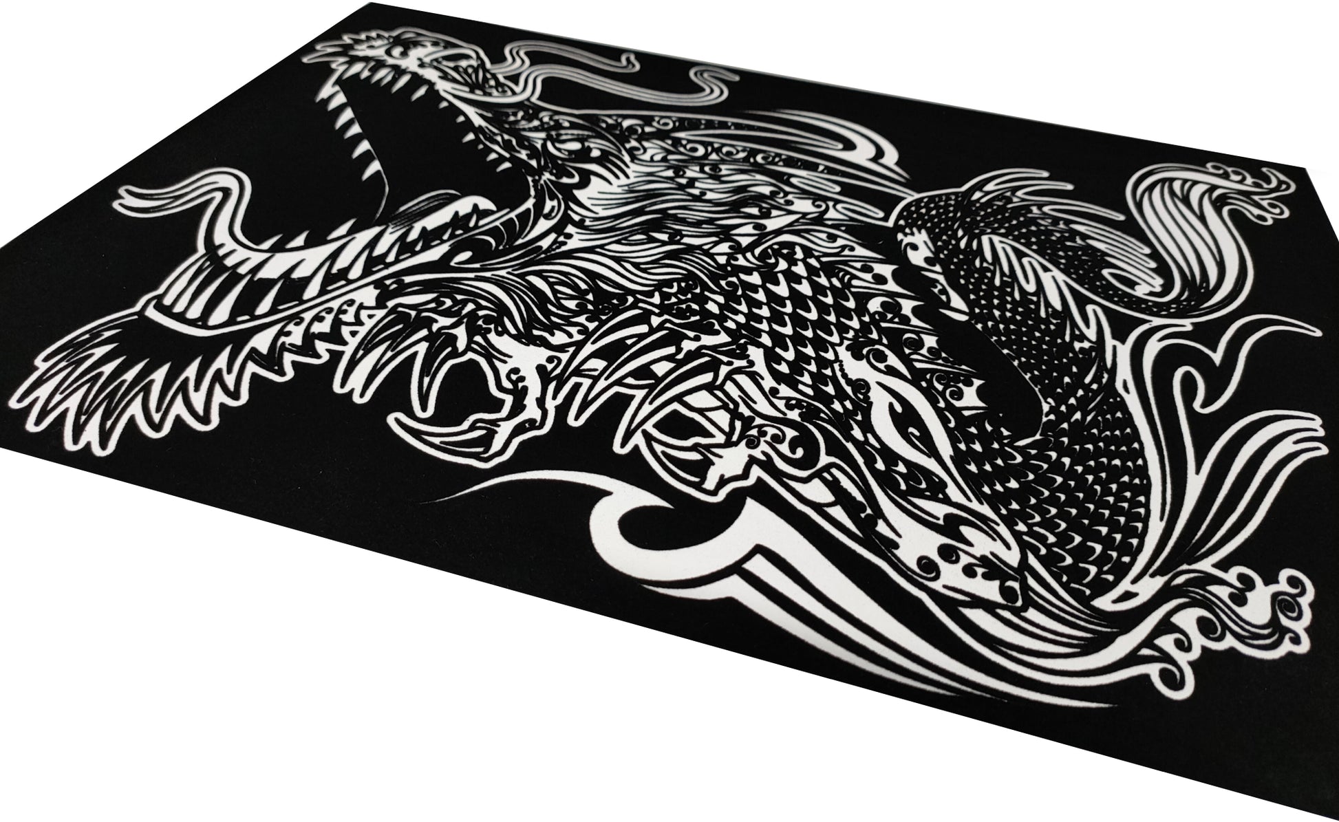 Tataruga Malkarton, Karton, 29,7 × 21 cm, schwarz