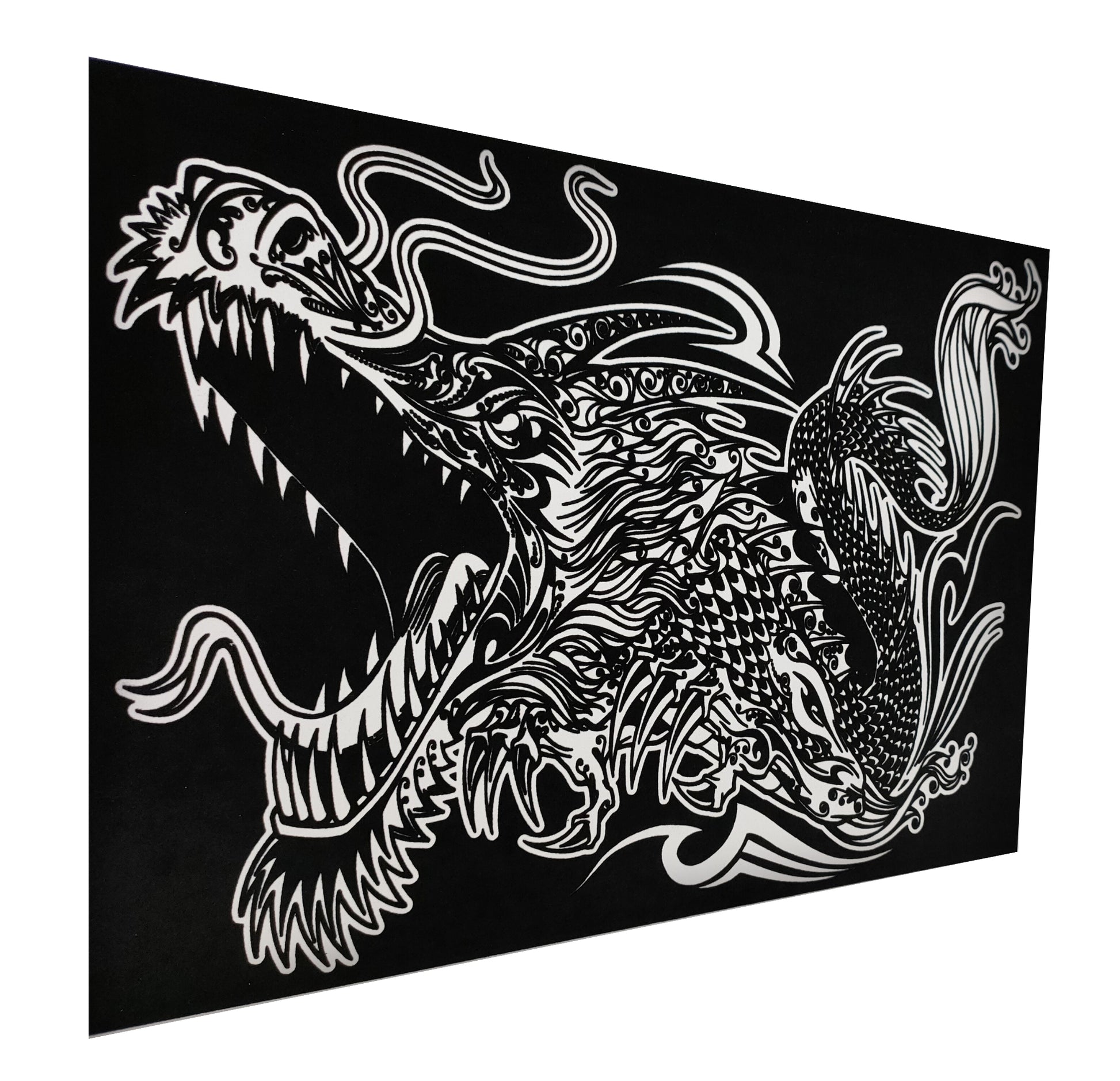 Tataruga Malkarton, Karton, 29,7 × 21 cm, schwarz