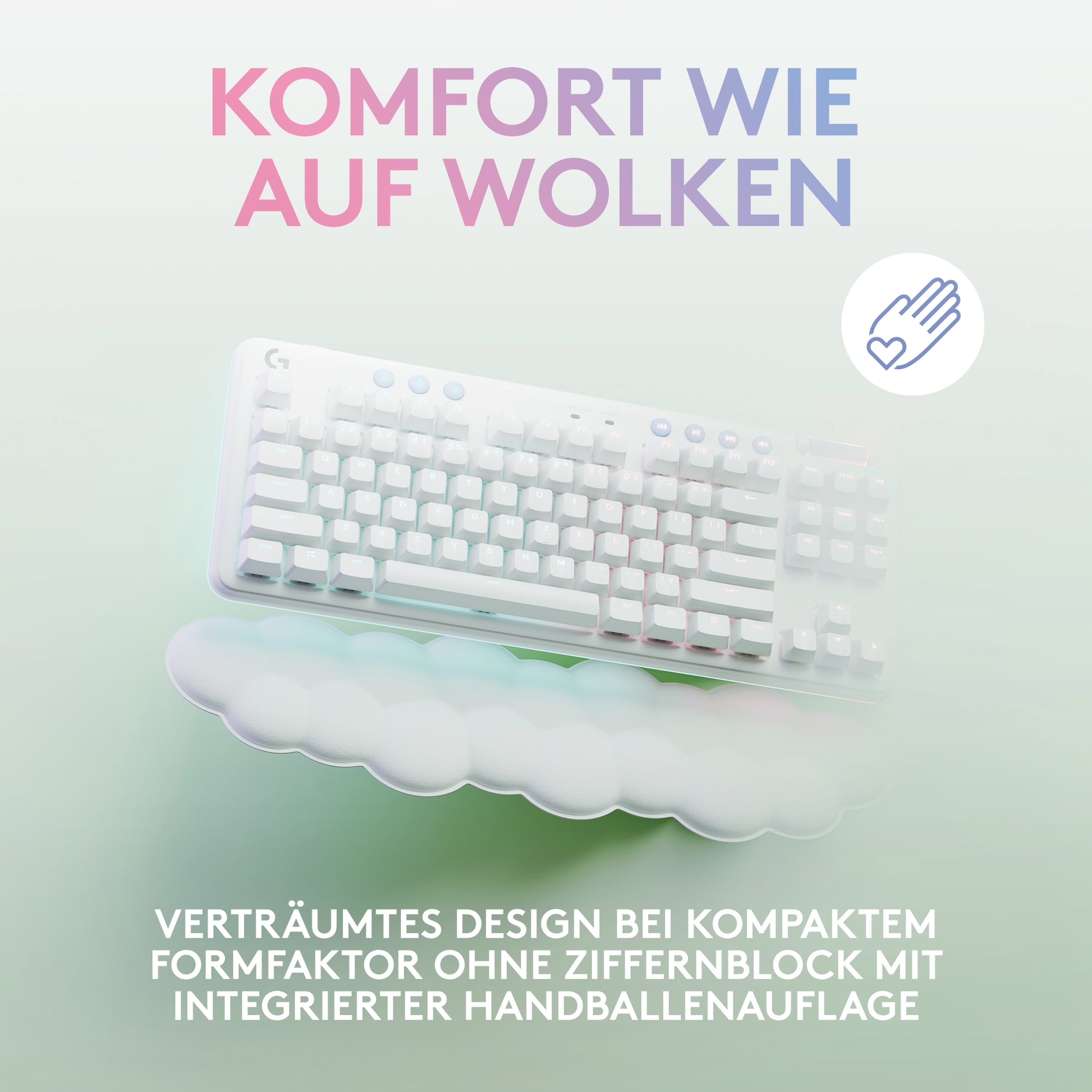 Logitech G G715 – Gaming-Tastatur TKL – Mechanisch, RGB – Bluetooth & 2,4 GHz – QWERTZ (CH) – Ohne Ziffernblock