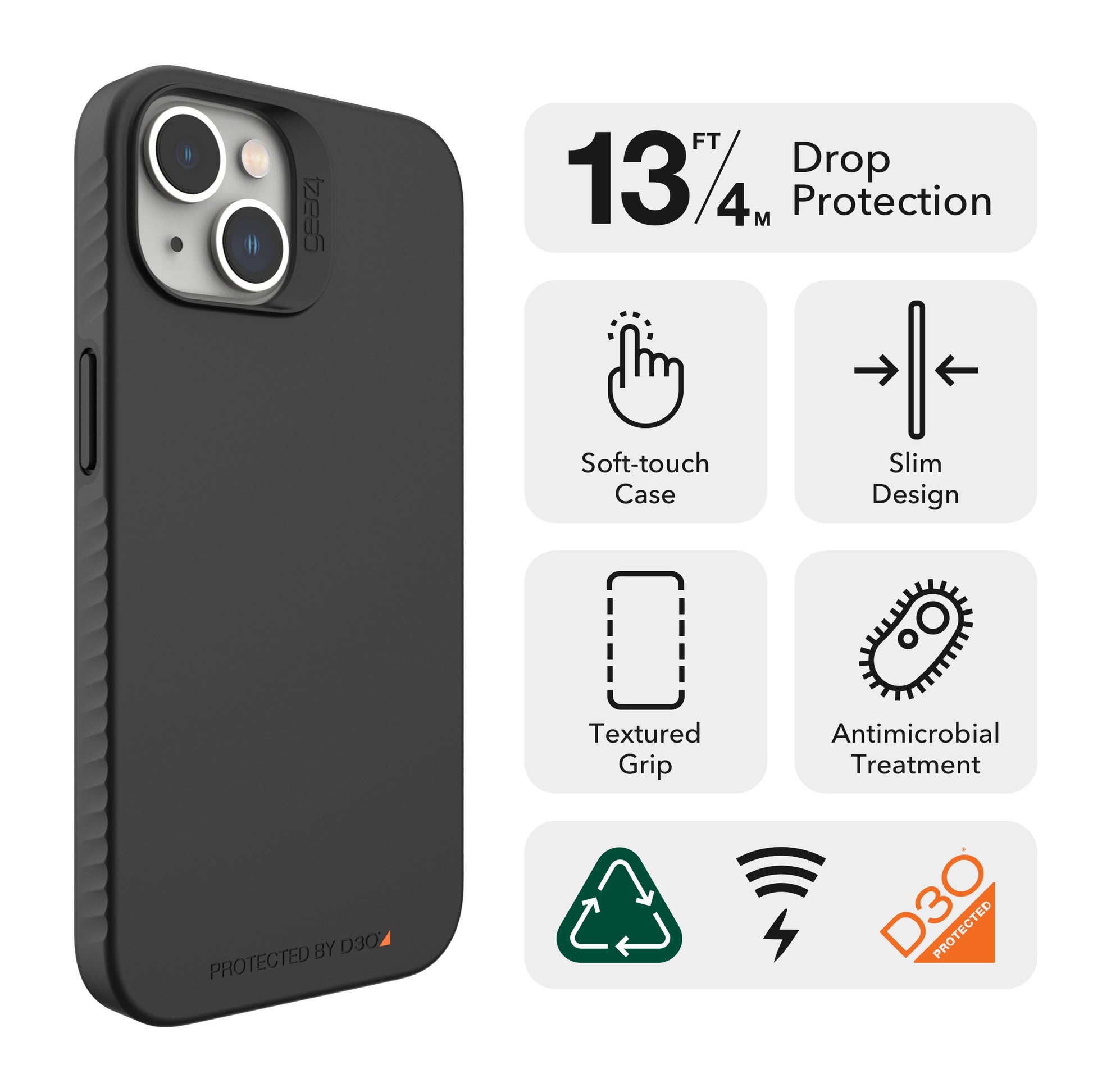 Gear4 – Backcover Rio – Picard, schwarz