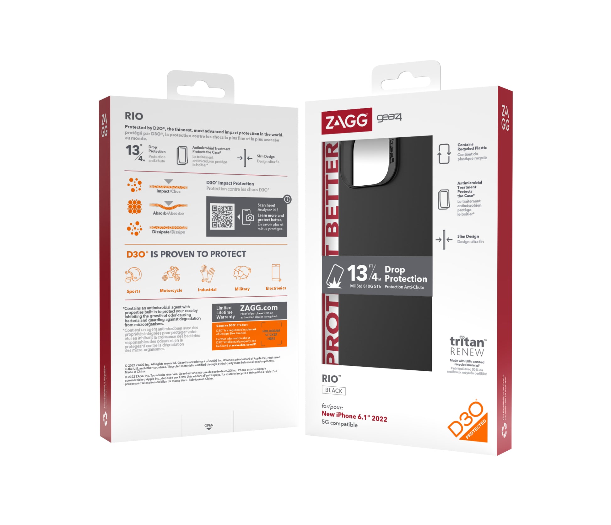 Gear4 – Backcover Rio – Picard, schwarz