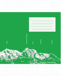 Ingold-biwa Schulheft – 175 × 220 mm – kariert – 20 Blatt – 80 g/m² – grün, FSC, 25 Stück