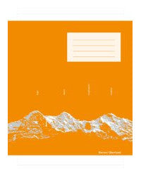 Ingold-biwa Ingold – Schulheft, A4, liniert, Klammerheftung, 40 Seiten – Orange, 10er-Pack