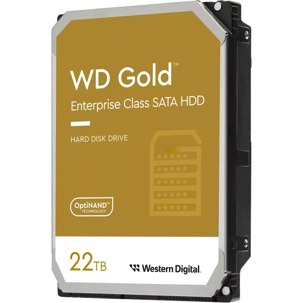 Western Digital Interne Festplatte – WD Gold, 22 TB, 3,5" SATA III 7'200 U/min