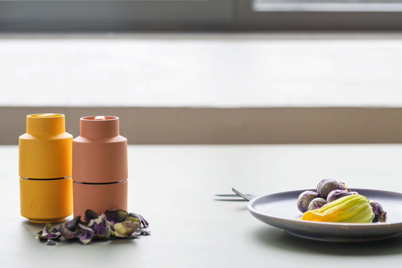 CrushGrind Salz-/Pfeffermühle 11,6 cm, Kunststoff (biozirkulär), Orange