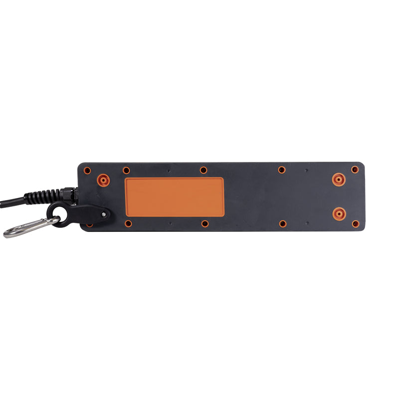 Steffen IP55 Professional Steckdosenleiste, 6×T13, ohne Schalter, 5 m, Eingang T12 – schwarz/blau