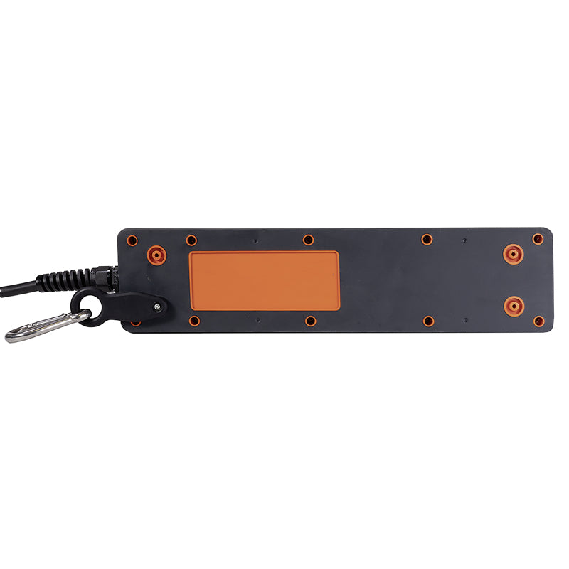 Steffen IP55 Professional Steckdosenleiste, 6×T25, 5 m, Klappdeckel, Eingang T25, IP55 – Rot