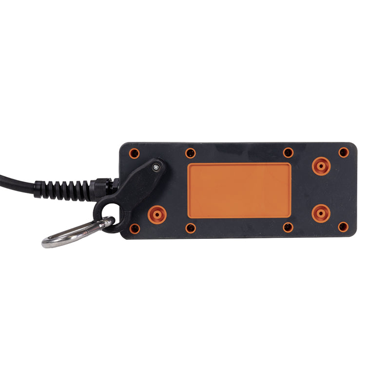 Steffen IP55 Professional Steckdosenleiste, 3×T25, 3 m, Klappdeckel – Rot