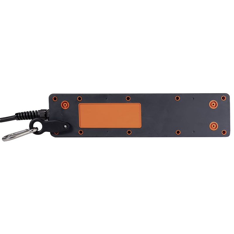Steffen IP55 Professional Steckdosenleiste, 6×T23, 5 m, Eingang T23, Klappdeckel – Schwarz/Blau