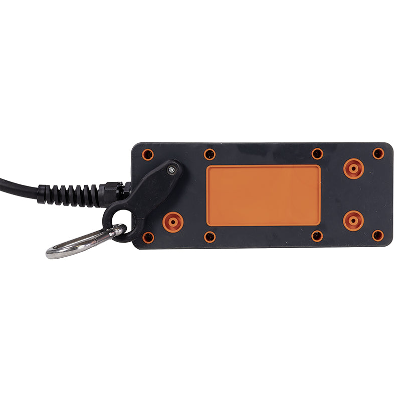 Steffen IP55 Professional Steckdosenleiste, 3×T13, ohne Schalter, 3 m, Eingang T12, IP55 – schwarz/blau