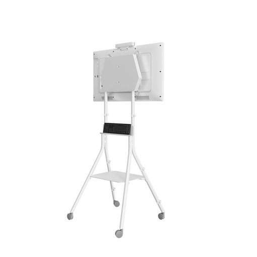 Hagor HA ST ONE:QUICK 8232 – Standfuss, bis 55", VESA 400 × 400 mm, 35 kg, Drehen, weiss