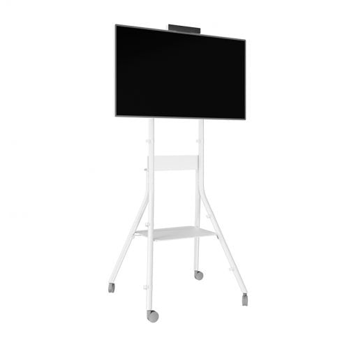 Hagor HA ST ONE:QUICK 8232 – Standfuss, bis 55", VESA 400 × 400 mm, 35 kg, Drehen, weiss