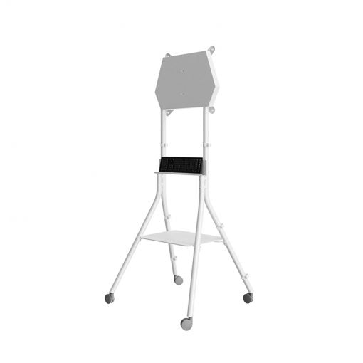 Hagor HA ST ONE:QUICK 8232 – Standfuss, bis 55", VESA 400 × 400 mm, 35 kg, Drehen, weiss