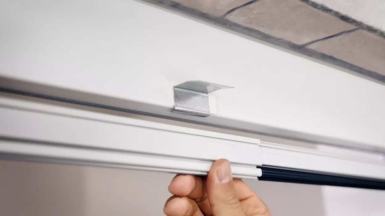 TESA Fliegengitter Tür – 80–220 × 170–220 cm – Anthrazit – Aluminium-Rahmen – für Türen