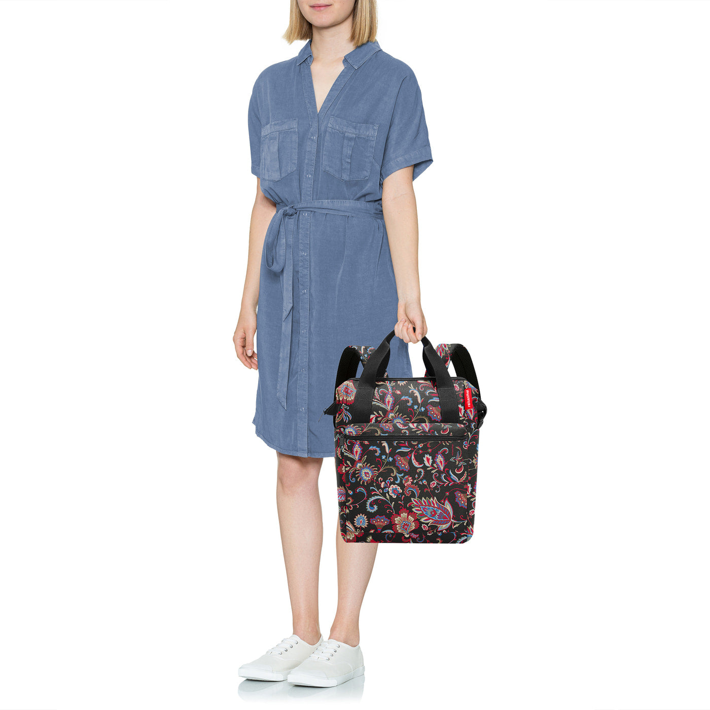 Reisenthel Allrounder R – Freizeit-Rucksack – 12 l, blau, Paisley