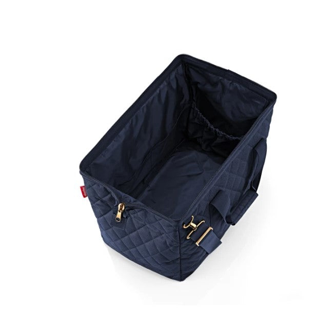 Reisenthel Allrounder L – Umhängetasche, 30 l, Polyester, Dunkelblau, Rhombus-Motiv, 48 × 39,5 × 29 cm