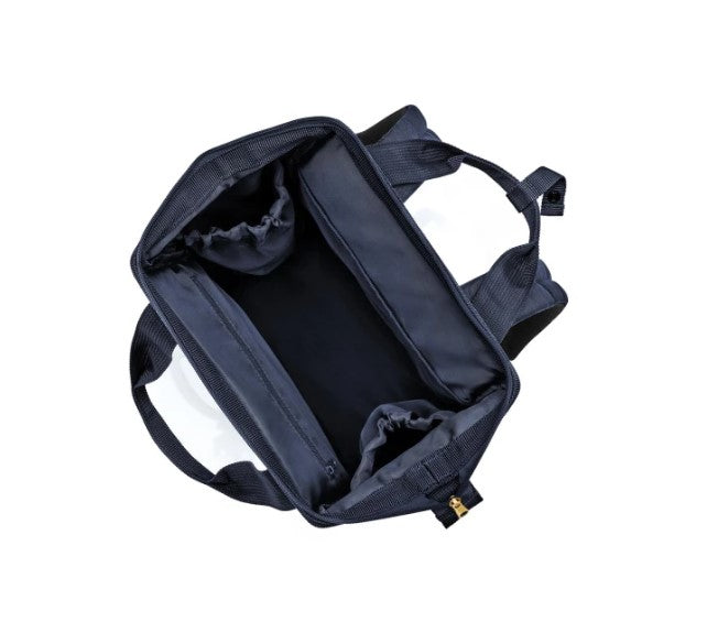 Reisenthel Allrounder R – Freizeit-Rucksack – 12 l, dunkelblau, Rhombus Midnight Gold