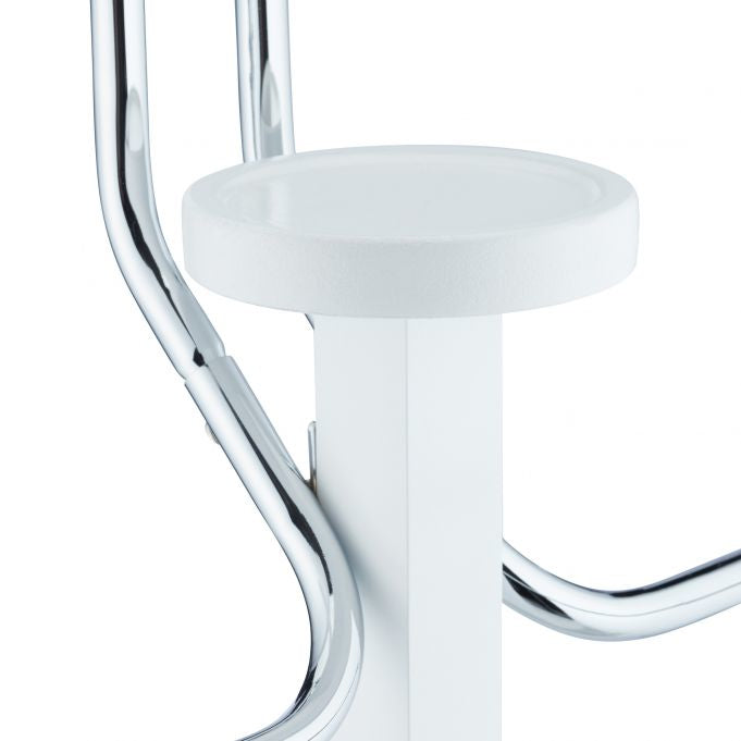 Relaxdays Garderobenständer – MDF/Metall – Weiss – 1'095 mm
