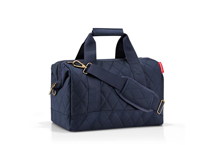 Reisenthel Allrounder M – Umhängetasche, 18 l, Polyester, Rhombus Midnight, 44 × 33,5 × 24 cm