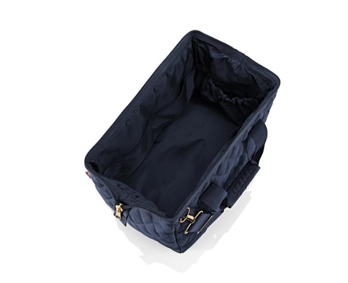 Reisenthel Allrounder M – Umhängetasche, 18 l, Polyester, Rhombus Midnight, 44 × 33,5 × 24 cm