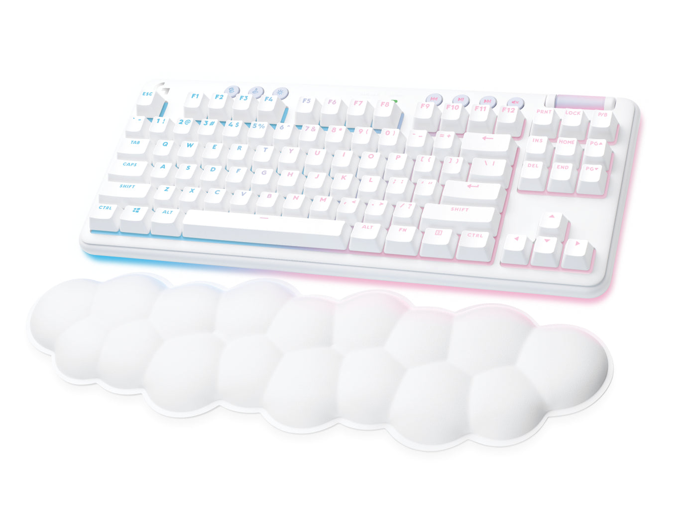 Logitech G Tastatur TKL – Mechanisch (GX Red) – Bluetooth & 2,4 GHz (Nano-Empfänger) – QWERTY (US-INT) – RGB