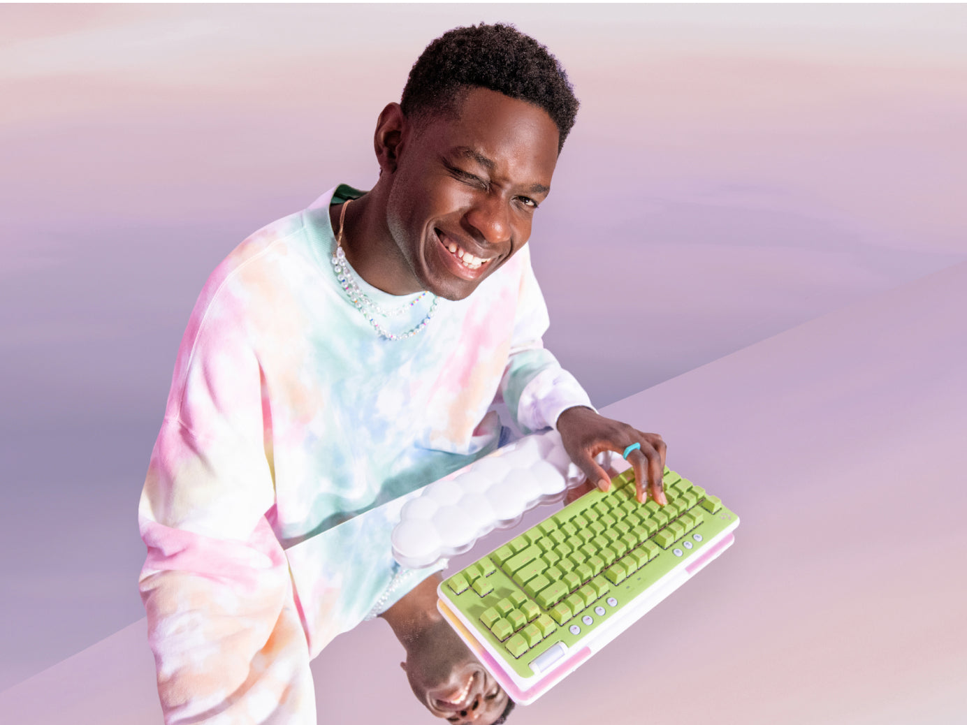 Logitech G Tastatur TKL – Mechanisch (GX Red) – Bluetooth & 2,4 GHz (Nano-Empfänger) – QWERTY (US-INT) – RGB