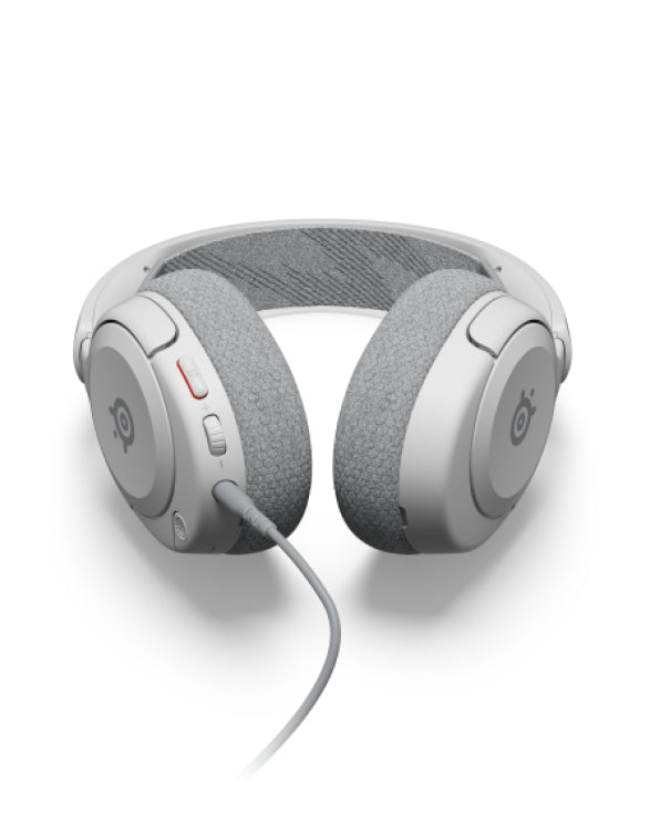 SteelSeries Arctis Nova 1 – Gaming-Headset – 3,5 mm Klinke, Surround-Sound – Weiss – für PS5/Switch/Xbox