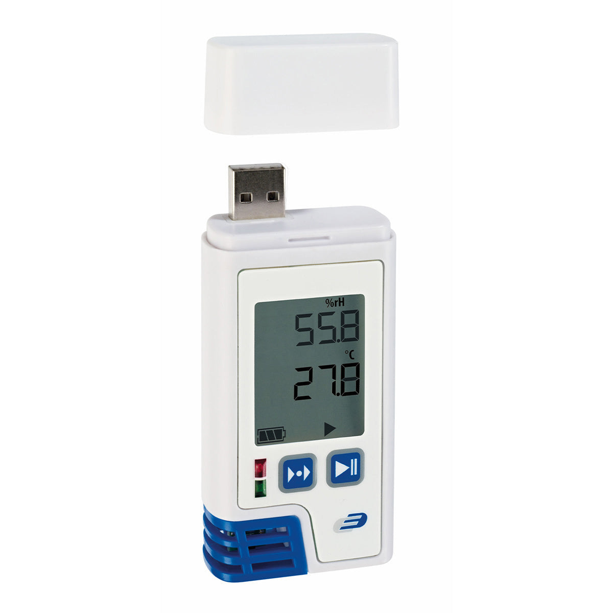 TFA Dostmann LOG210 PDF-Thermo-Hygro-Datenlogger – Innen, Freistehend