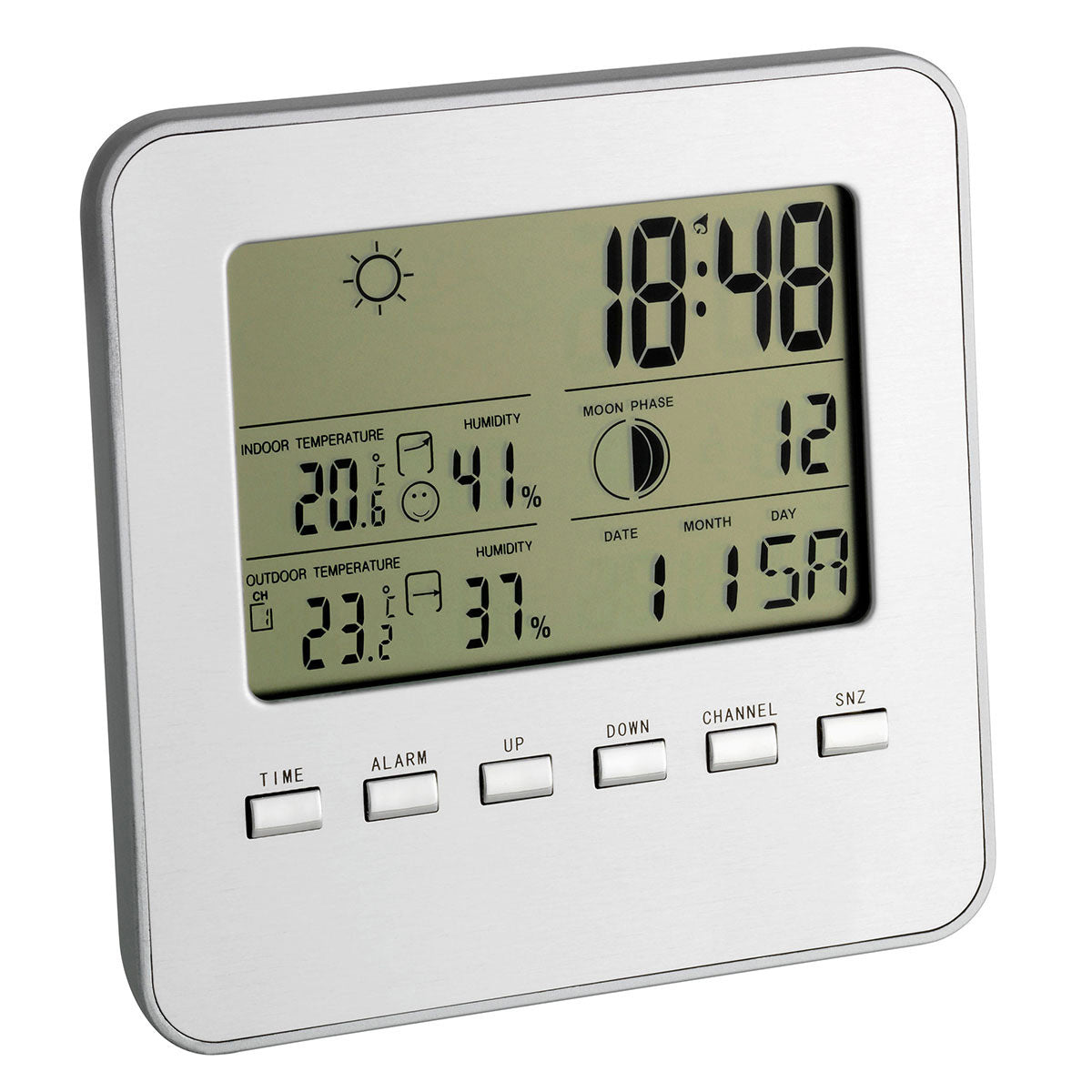 TFA-Dostmann QUADRO Temperatur-/Feuchtesensor – WLAN, −50–70 °C, 1–99 %, Eingebaut
